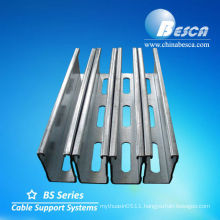 slotted strut channel/c channel/ unistrut channel